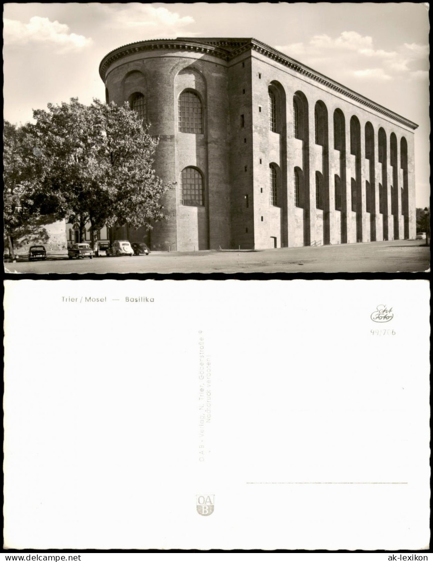 Ansichtskarte Trier Konstantin-Basilika/Römische Basilika 1963 - Trier