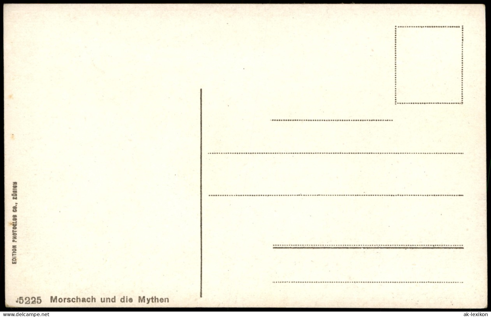 Ansichtskarte Morschach Morschach Und Die Mythen 1910 - Sonstige & Ohne Zuordnung