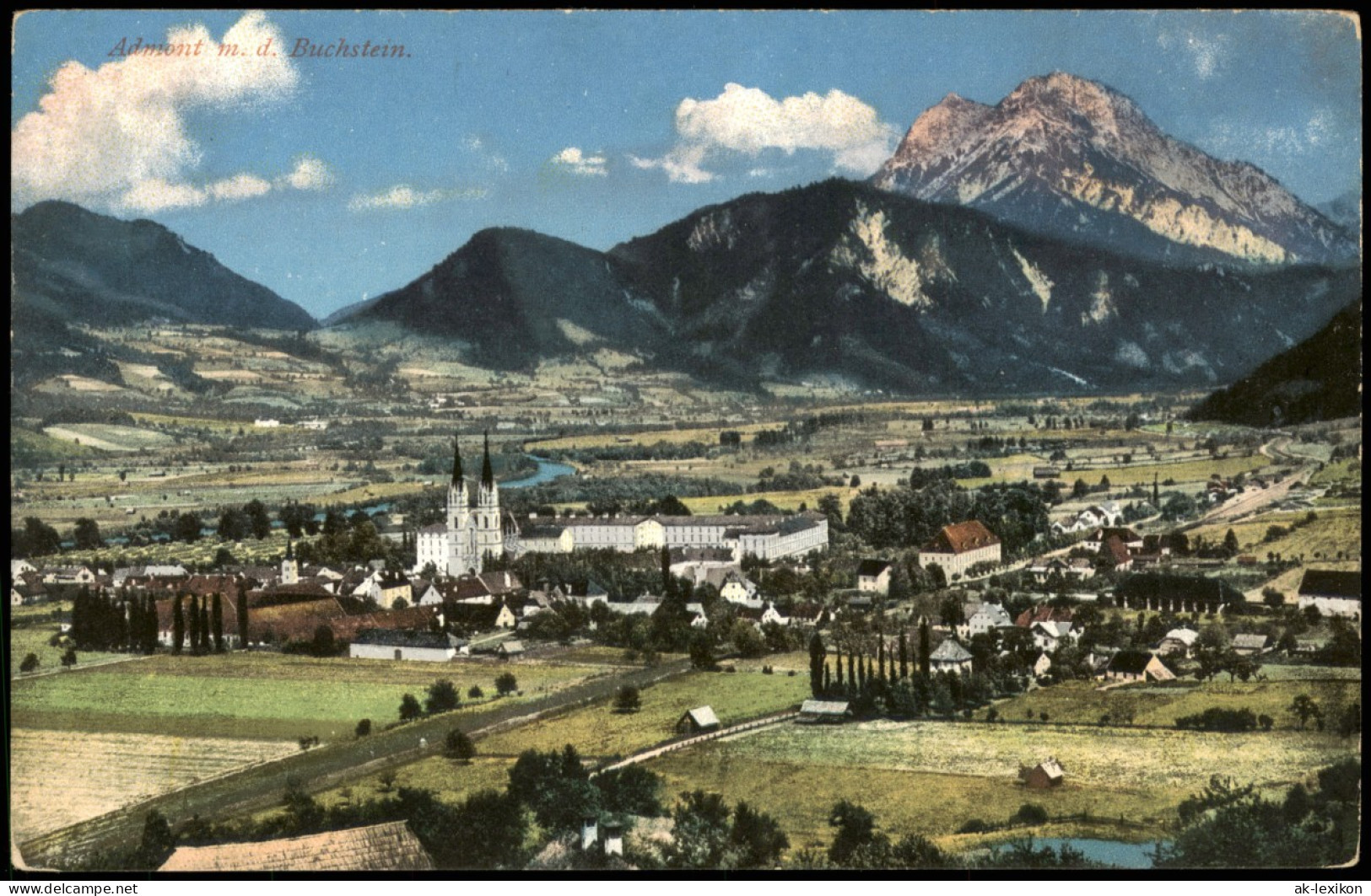Ansichtskarte Admont Panorama-Ansicht Mit Dem Buchstein 1910 - Sonstige & Ohne Zuordnung