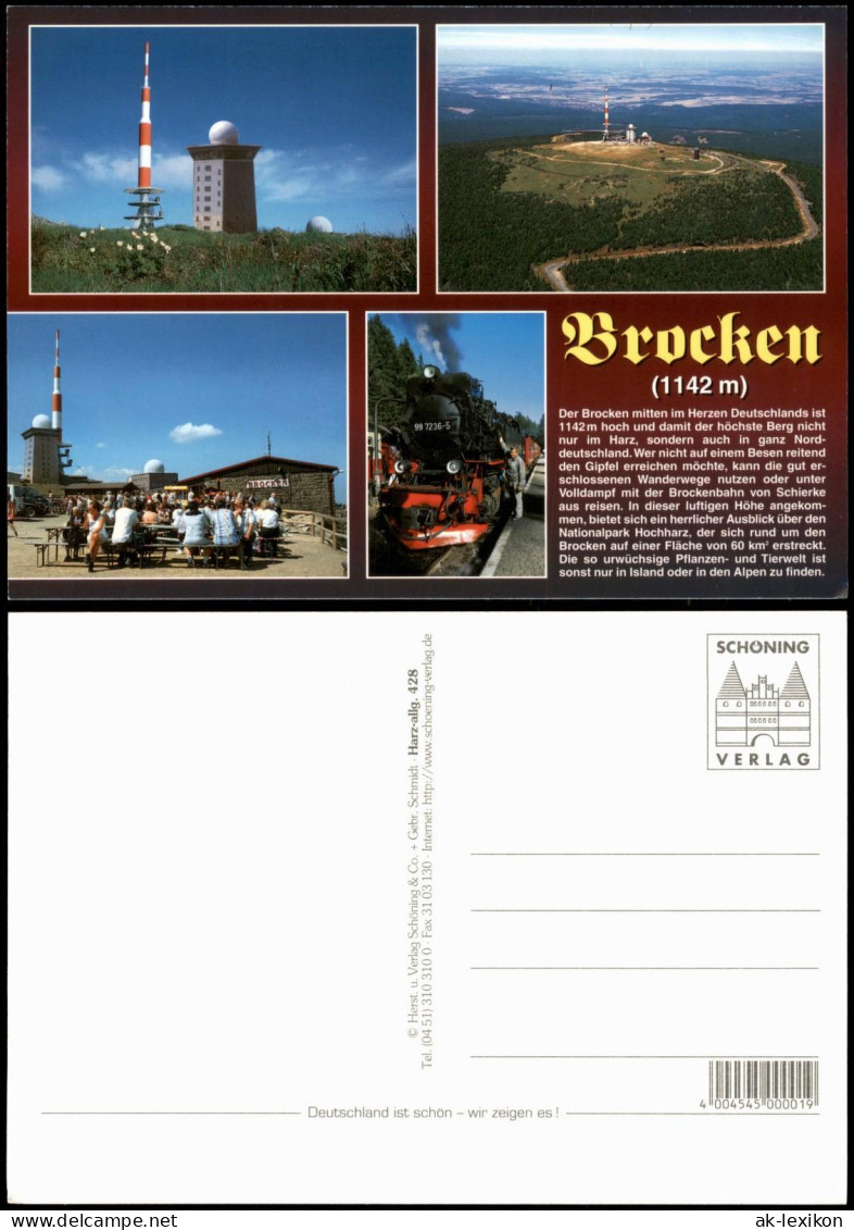 Ilsenburg (Harz) Brocken (Harz) Mehrbildkarte U.a. Mit Brockenbahn 2000 - Other & Unclassified