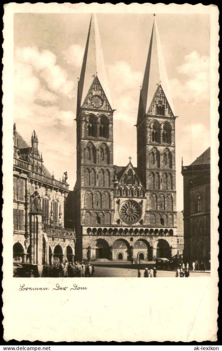 Ansichtskarte Bremen St. Petri-Dom - Fotokarte 1938 - Bremen