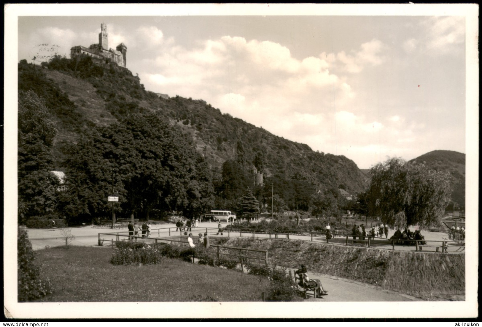 Ansichtskarte Braubach Blick Auf Die Marksburg Und Anlagen 1956 - Braubach