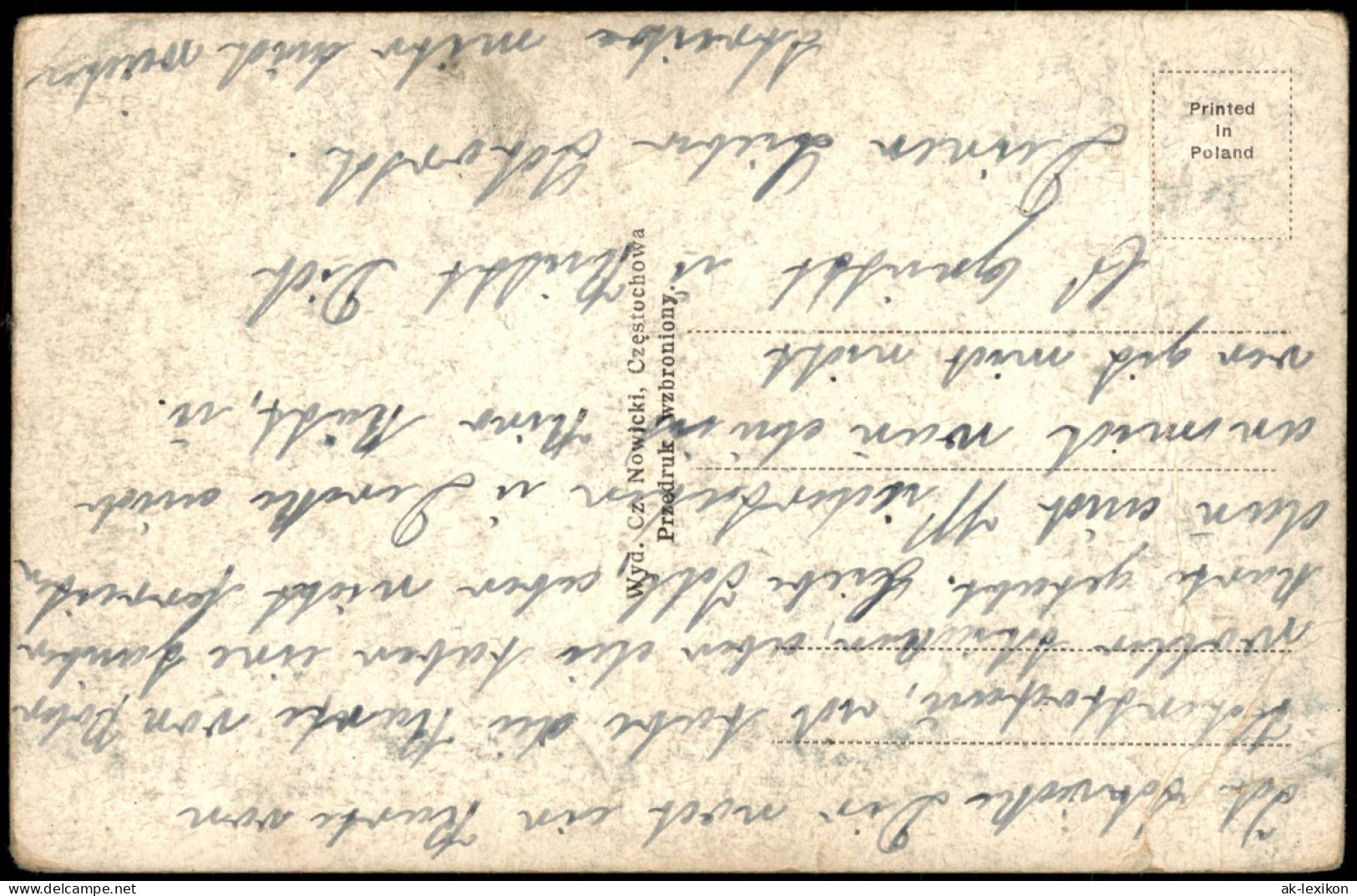 Postcard Tschenstochau Częstochowa Jasna Gora - Prozession 1940 - Schlesien