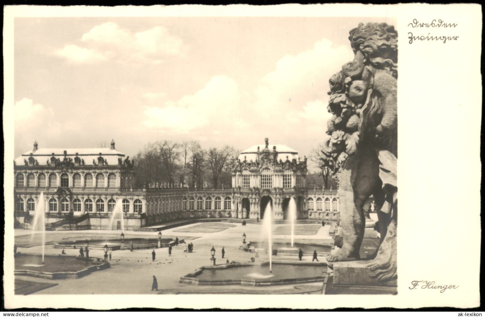 Ansichtskarte Innere Altstadt-Dresden Dresdner Zwinger 1953 - Dresden