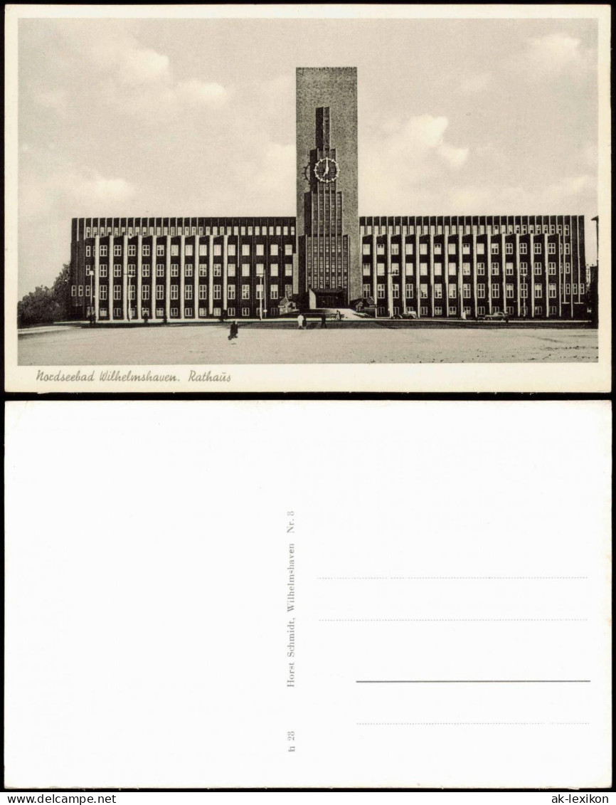 Ansichtskarte Wilhelmshaven Partie Am Rathaus 1955 - Wilhelmshaven