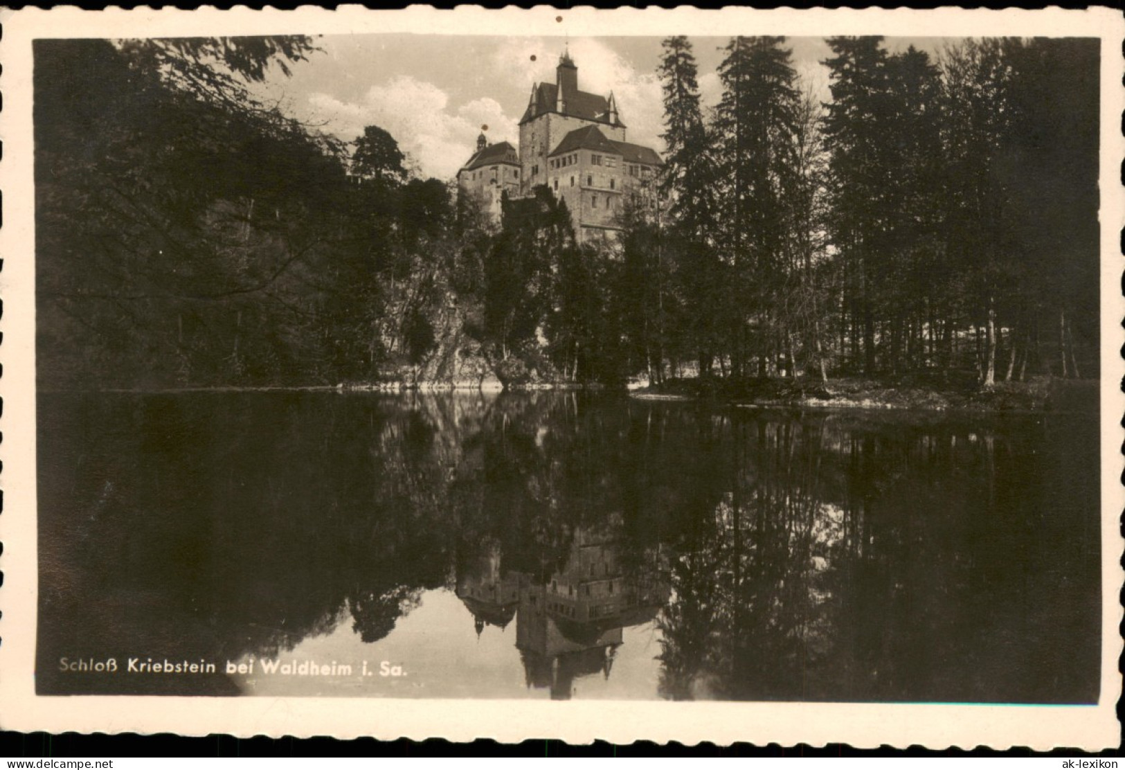 Ansichtskarte Kriebstein Blick Auf Schloß Kriebstein - Fotokarte 1943 - Other & Unclassified