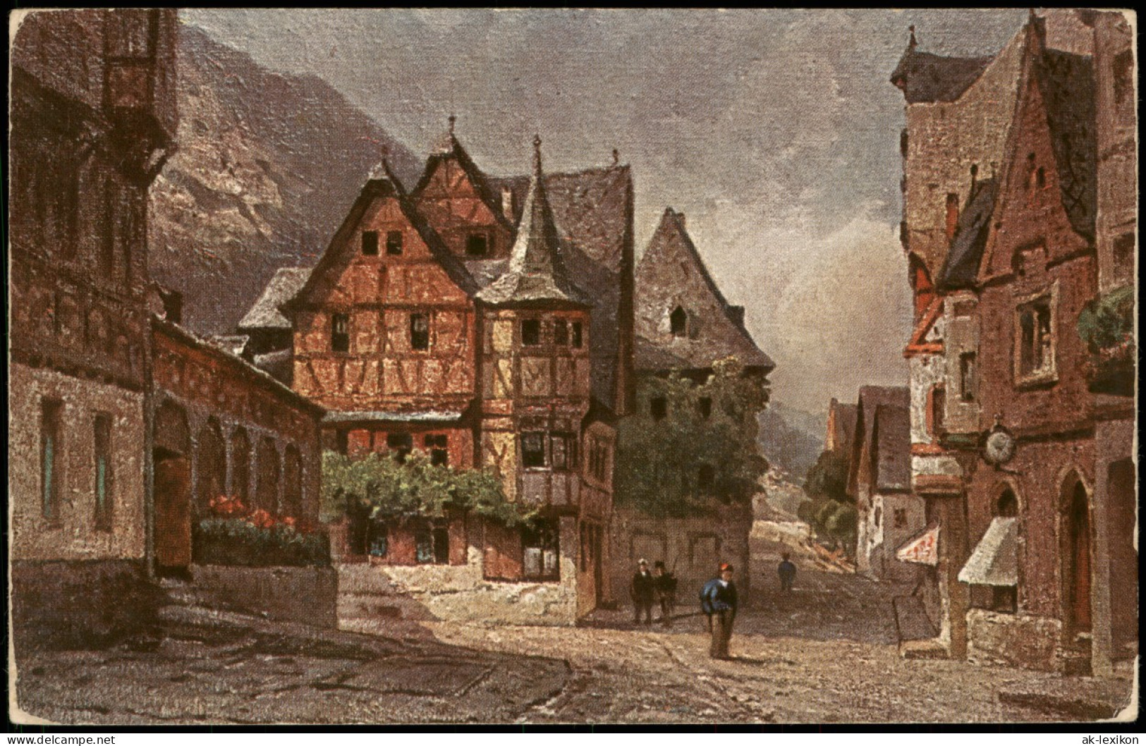 Ansichtskarte Bacharach Das Alte Haus 1910 - Bacharach