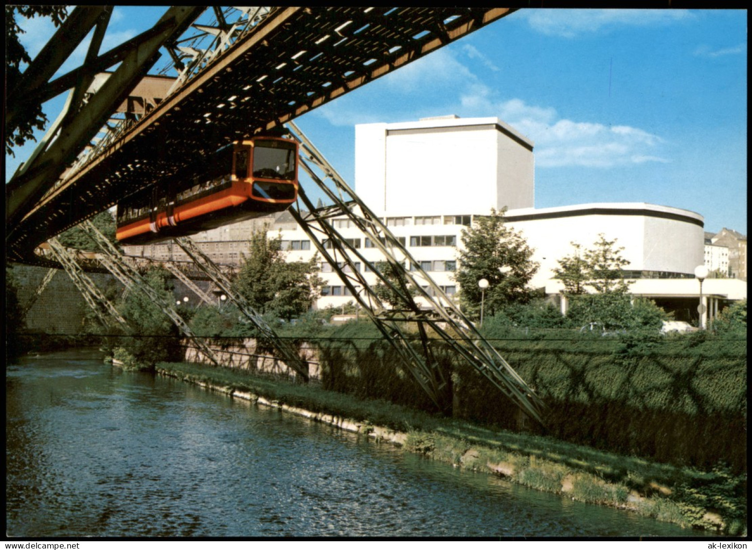 Ansichtskarte Wuppertal Schwebebahn Am Schauspielhaus 1990 - Wuppertal