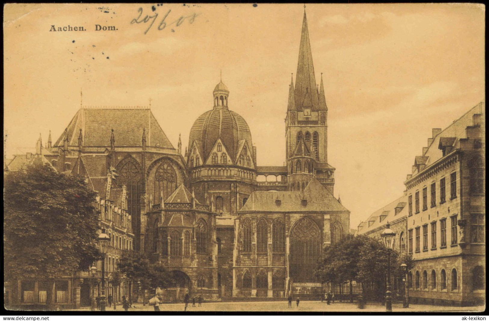 Ansichtskarte Aachen Aachener Dom 1908 - Aachen