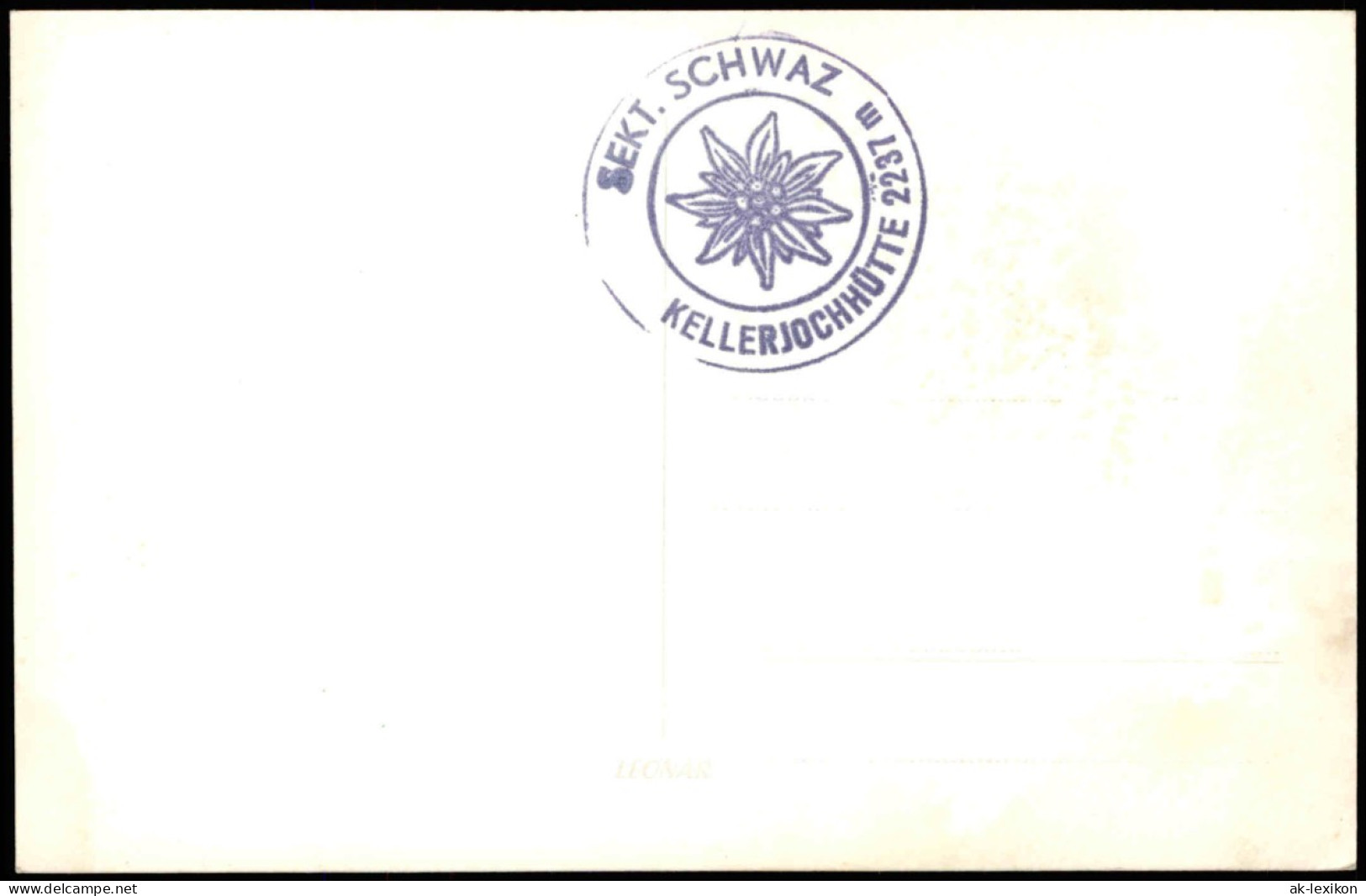 Ansichtskarte  Alpen (Allgemein) KELLERJOCHHAUS 1960 - Unclassified