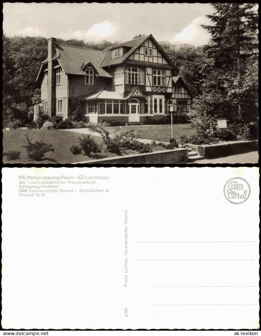 Ansichtskarte Timmendorfer Strand Müttergenesungsheim Dünenhaus 1960 - Other & Unclassified