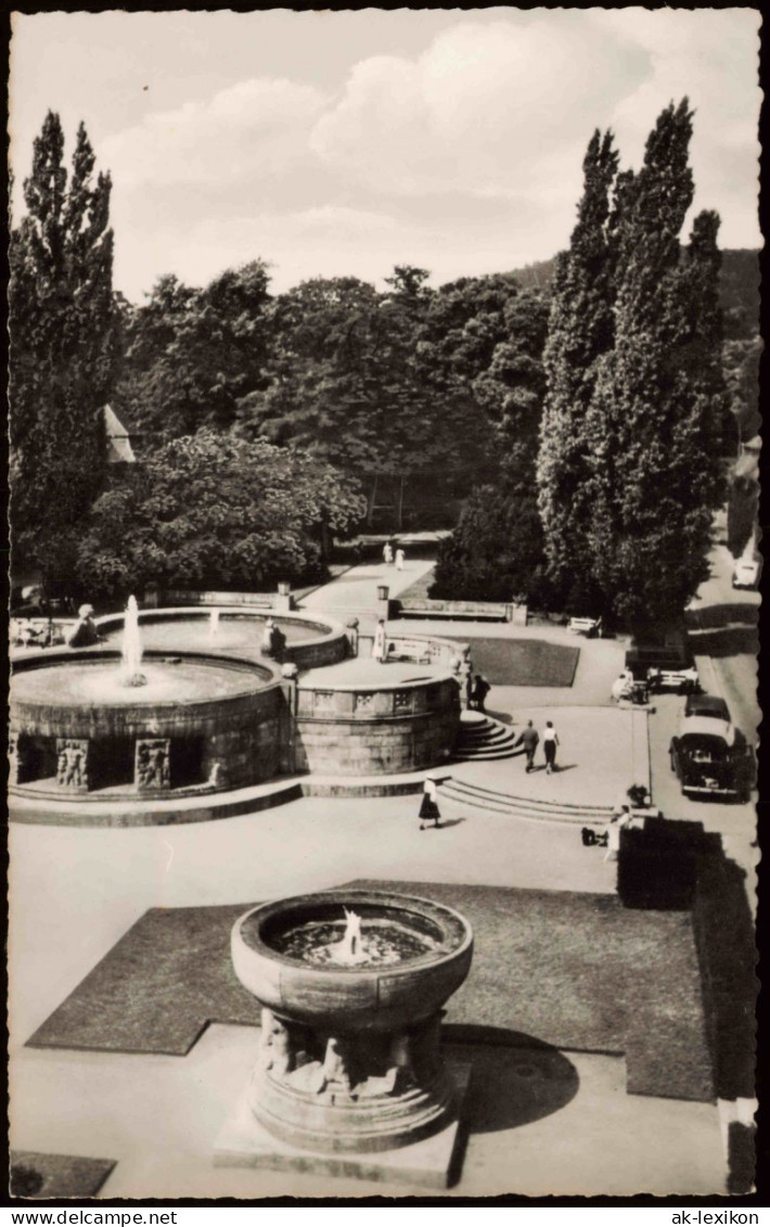 Ansichtskarte Bad Nauheim Kuranlagen - Der Große Sprudel 1960 - Bad Nauheim