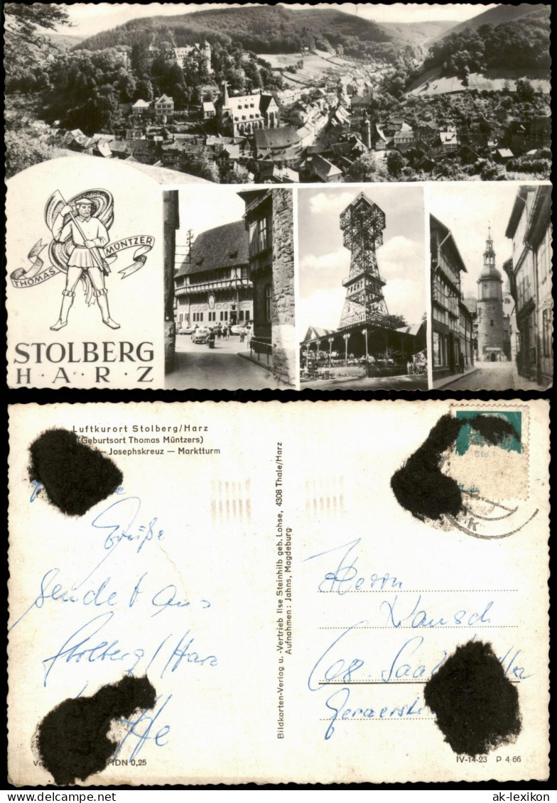 Ansichtskarte Stolberg (Harz) Mehrbild Stadtansichten 1966 - Other & Unclassified