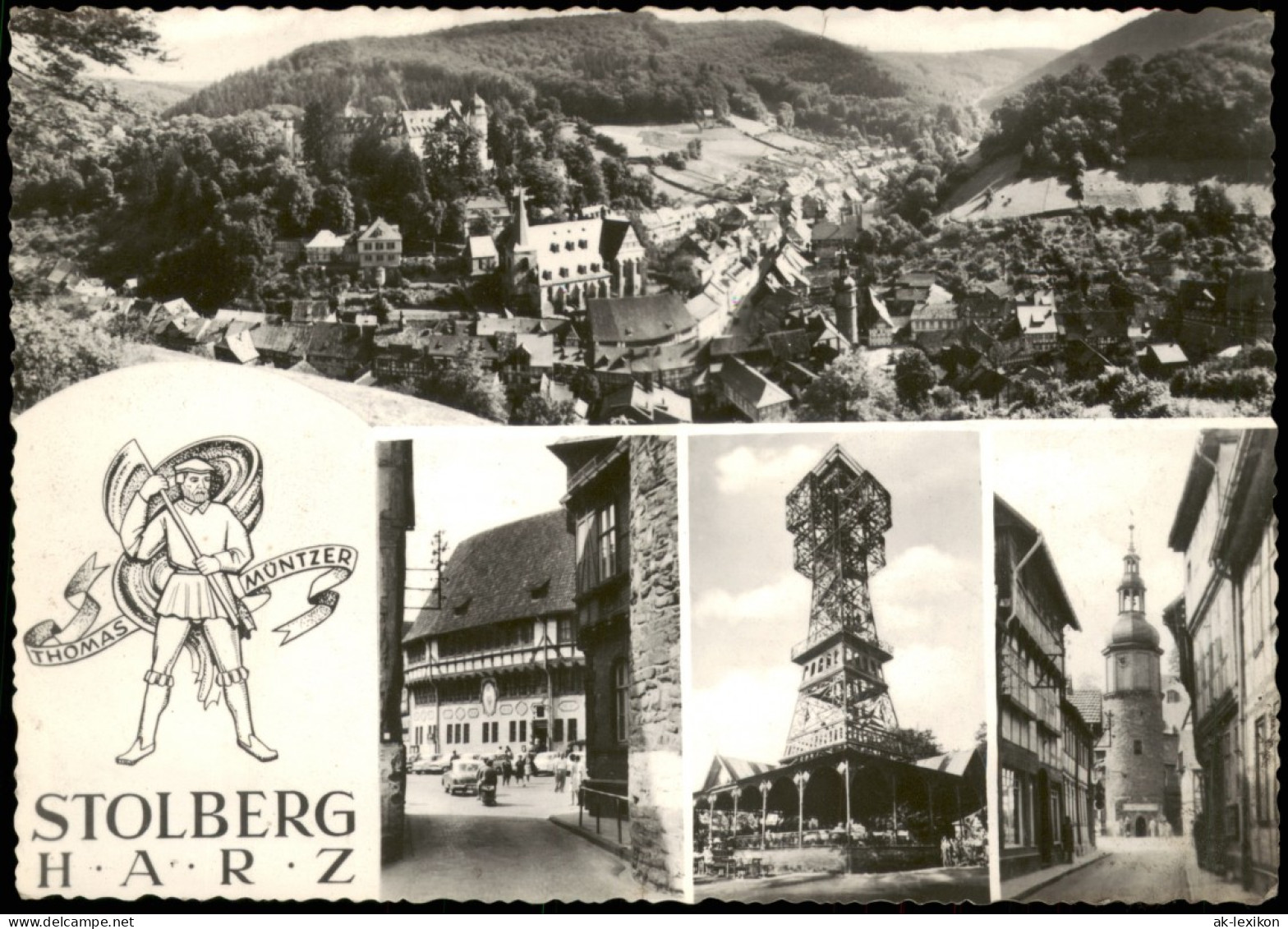 Ansichtskarte Stolberg (Harz) Mehrbild Stadtansichten 1966 - Autres & Non Classés