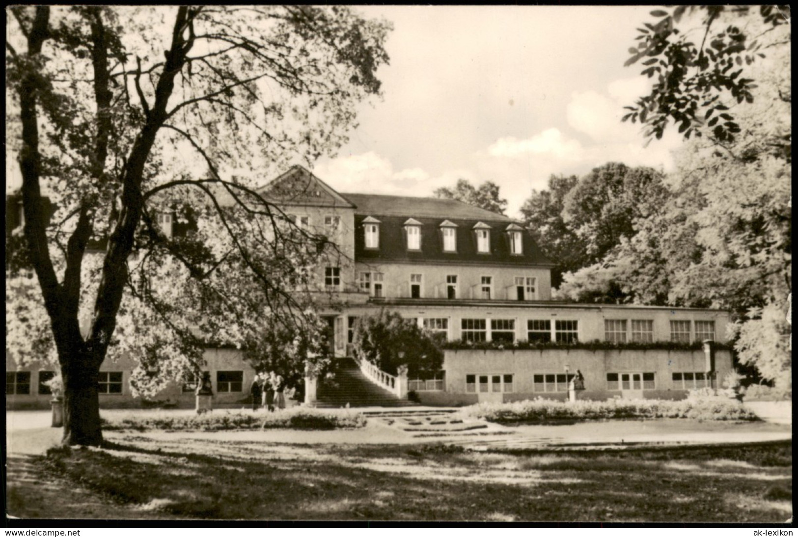 Ansichtskarte Bad Köstritz FDGB Sanatorium 1958 - Bad Koestritz