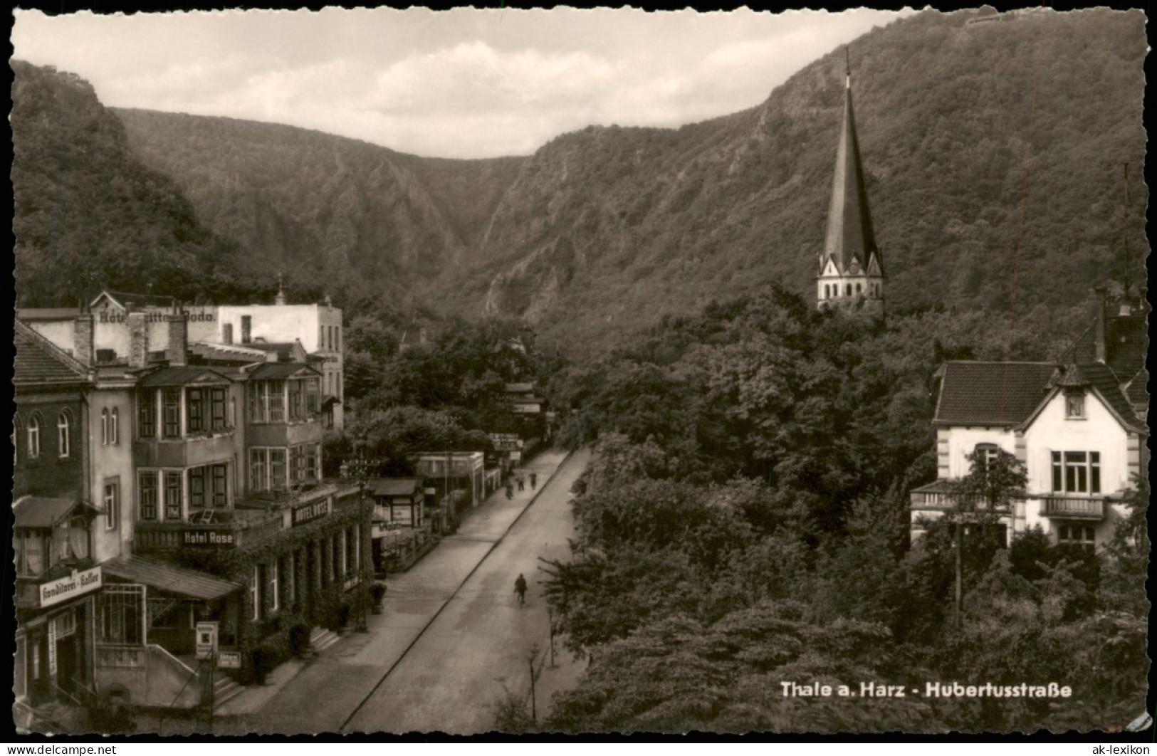 Thale (Harz) Hubertusstraße (Thale Am Harz), Gel. 1958 1955/1962 - Autres & Non Classés