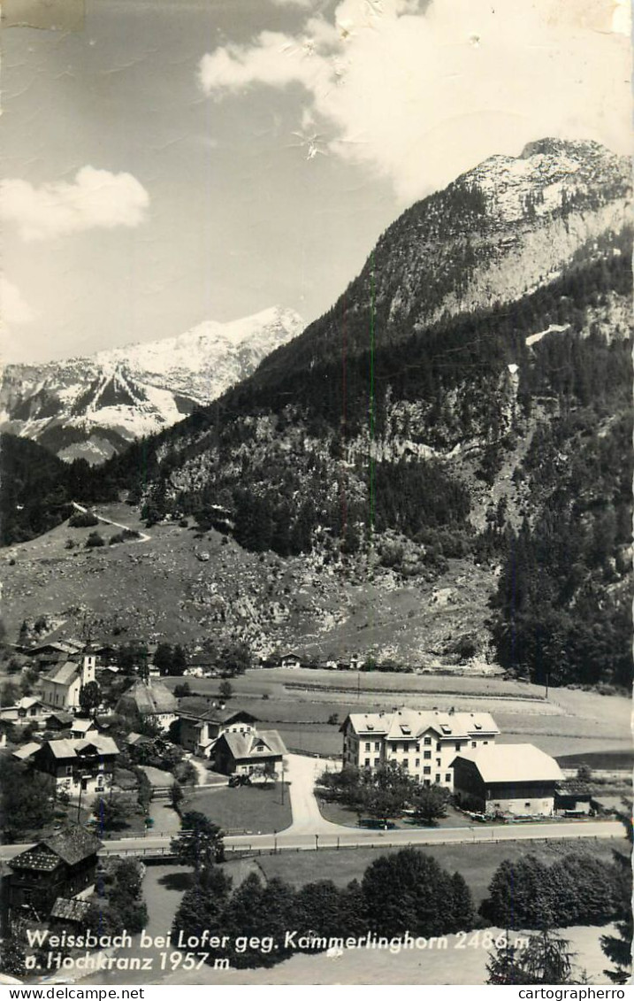 Austria Weissbach Bei Lofer Kammerlinghorn Bei Hochkranz General View - Lofer