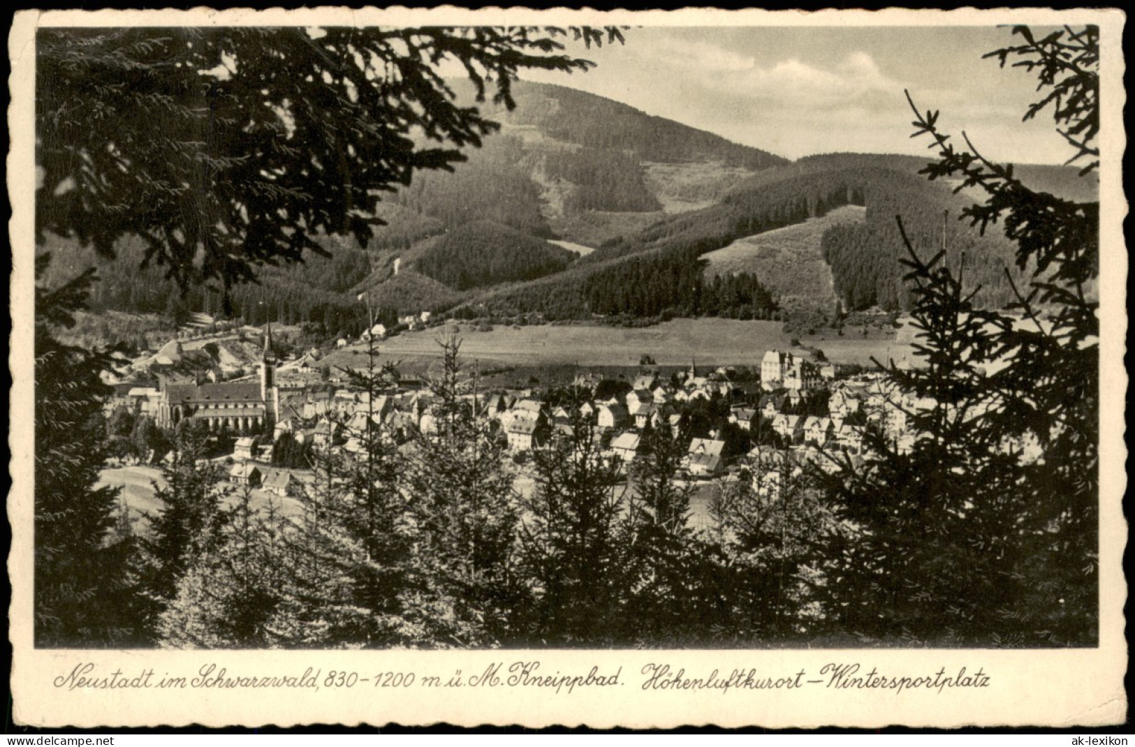 Ansichtskarte Titisee-Neustadt Neustadt Im Schwarzwald 1935 - Titisee-Neustadt