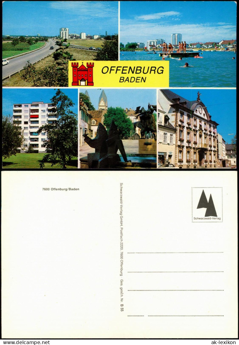 Ansichtskarte Offenburg Mehrbildkarte Mit 5 Ortsansichten 1975 - Offenburg