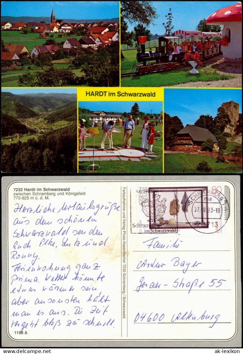 Ansichtskarte Hardt Schwarzwald- Minigolf, Kleinbahn, Stadtansichten 1993 - Unclassified