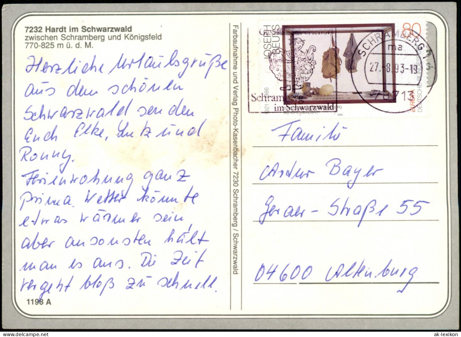 Ansichtskarte Hardt Schwarzwald- Minigolf, Kleinbahn, Stadtansichten 1993 - Unclassified