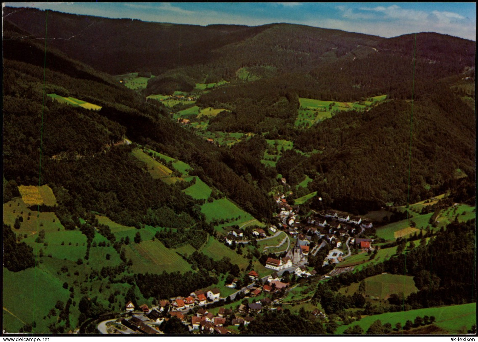 Ansichtskarte Bad Peterstal-Griesbach Luftbild 1968 - Bad Peterstal-Griesbach