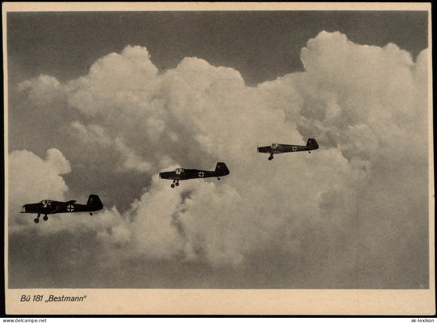 Flugzeugmuster Bä 181 »Bestmann Militär/Propaganda - 2.WK (Zweiter Weltkrieg) Flugzeug Airplane Avion 1940 - Guerre 1939-45