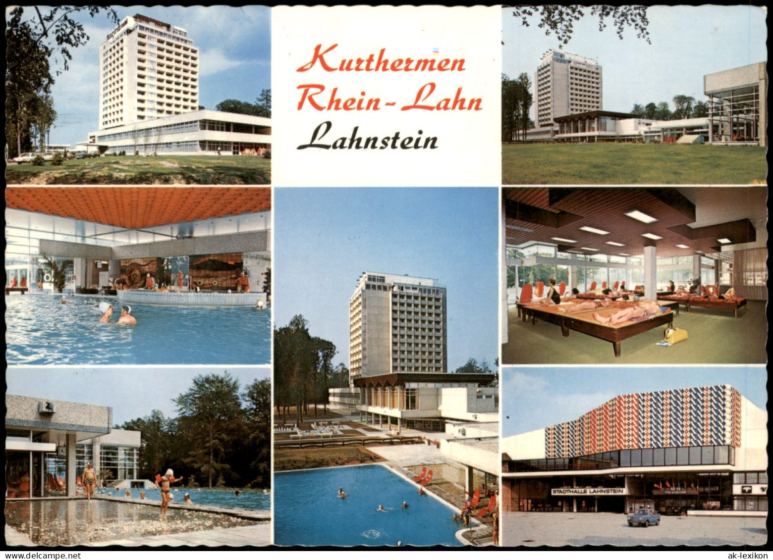 Ansichtskarte Lahnstein Kurthermen - Neubauten, Mehrbild 1972 - Lahnstein