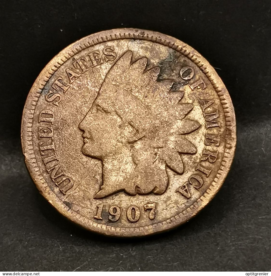 1 CENT INDIAN HEAD 1907 USA / TETE D'INDIEN - 1859-1909: Indian Head