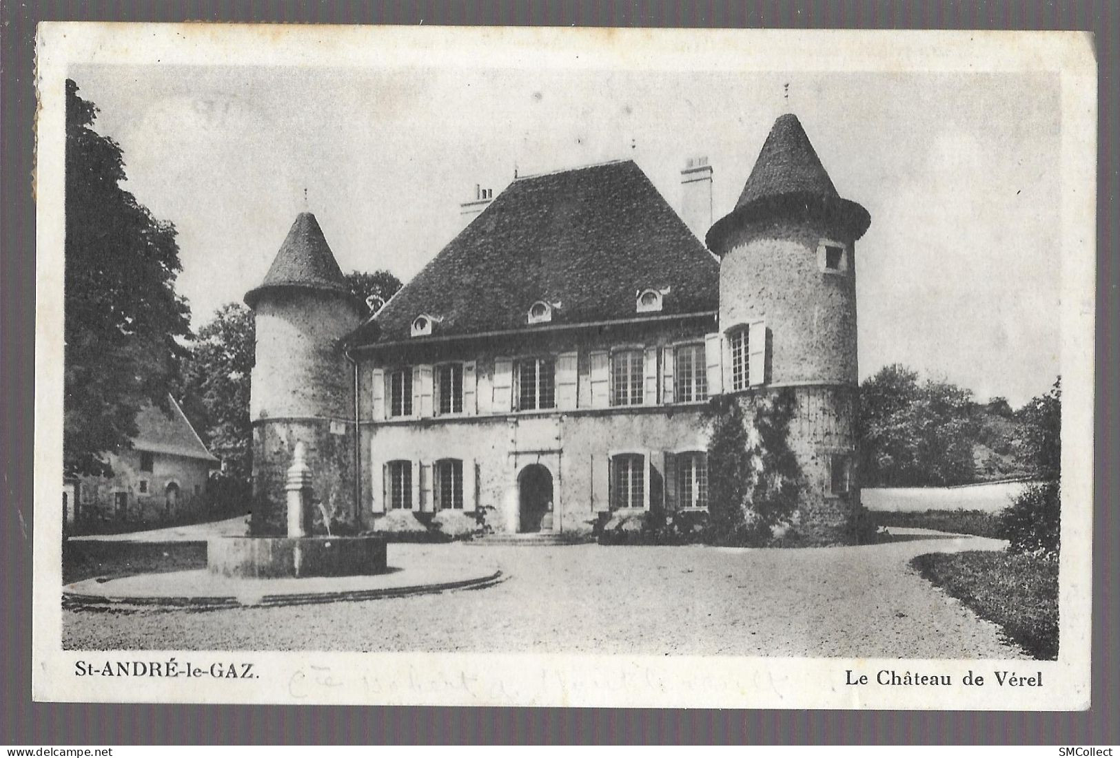 Saint André Le Gaz, Chateau De Vérel (A18p4) - Saint-André-le-Gaz