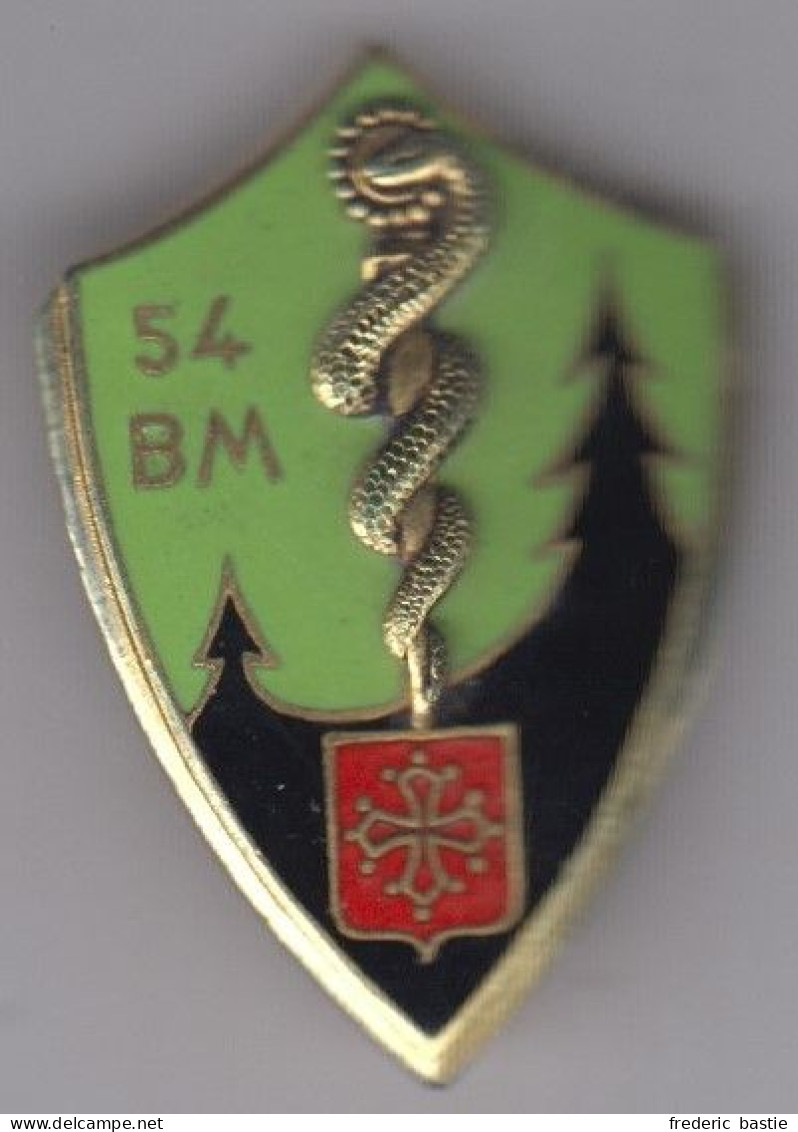 54e Bataillon Médical - Insigne émaillé  Drago Paris  G. 1076 - Servicios Medicos
