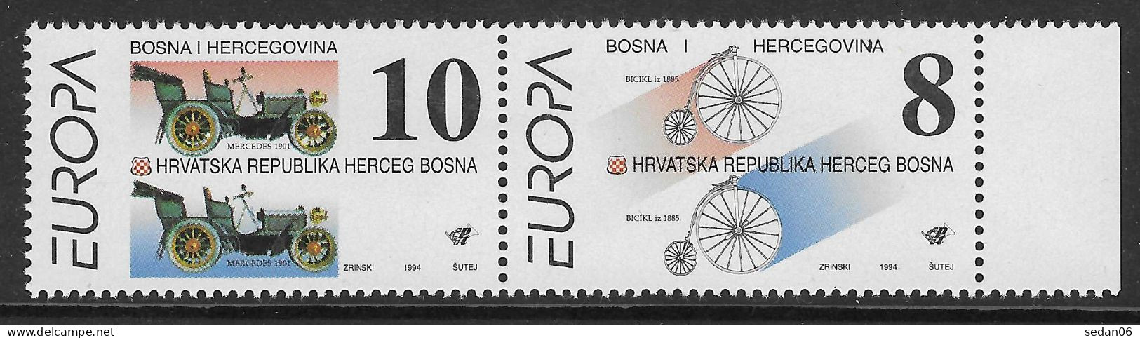 HERCEG-BOSNA (Rép. CROATE) N°6/7** (europa 1994) - COTE 10.00 € - 1994