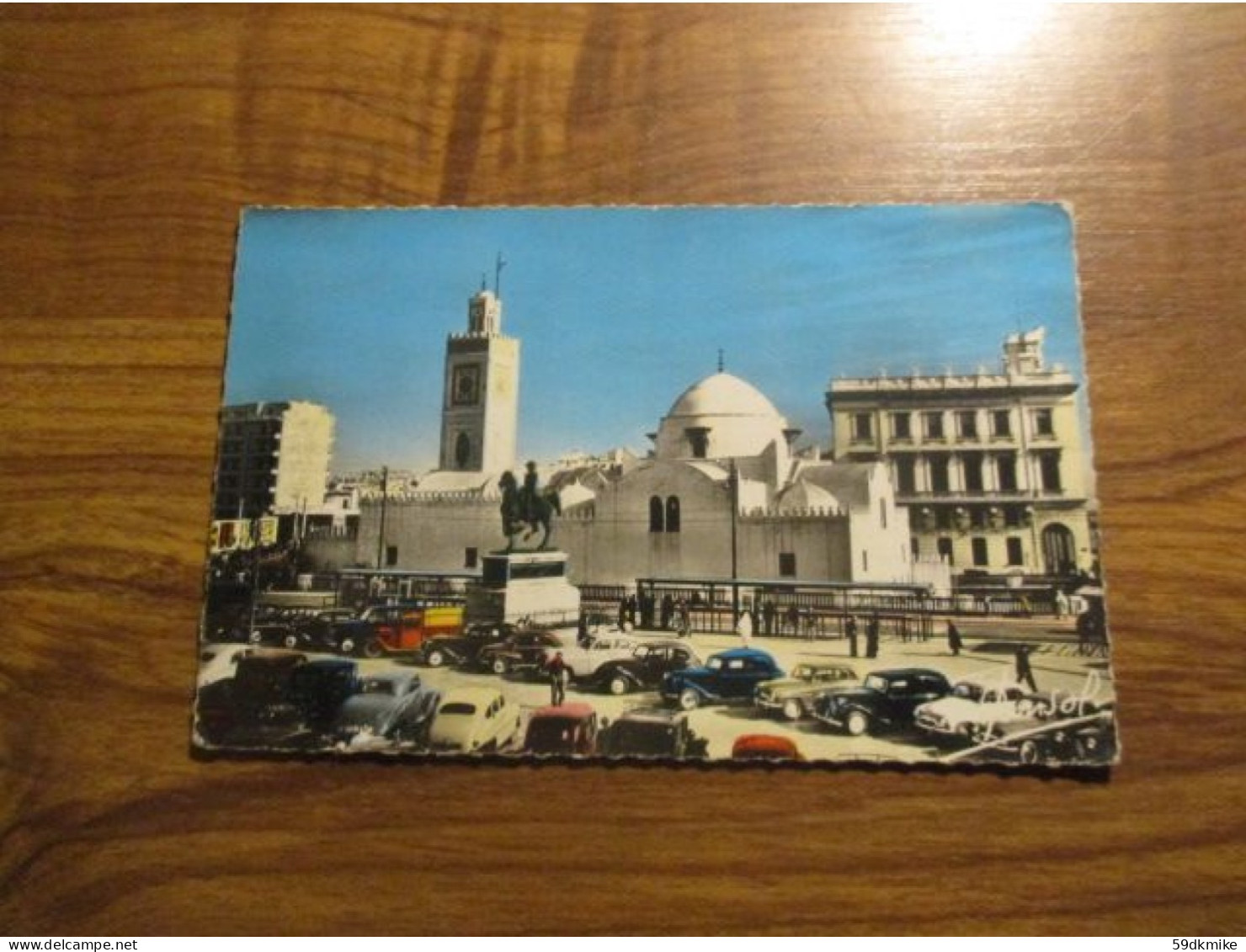 CPSM Alger - La Place Du Gouvernement (  Peuget Citroen Simca ..) - Algerien