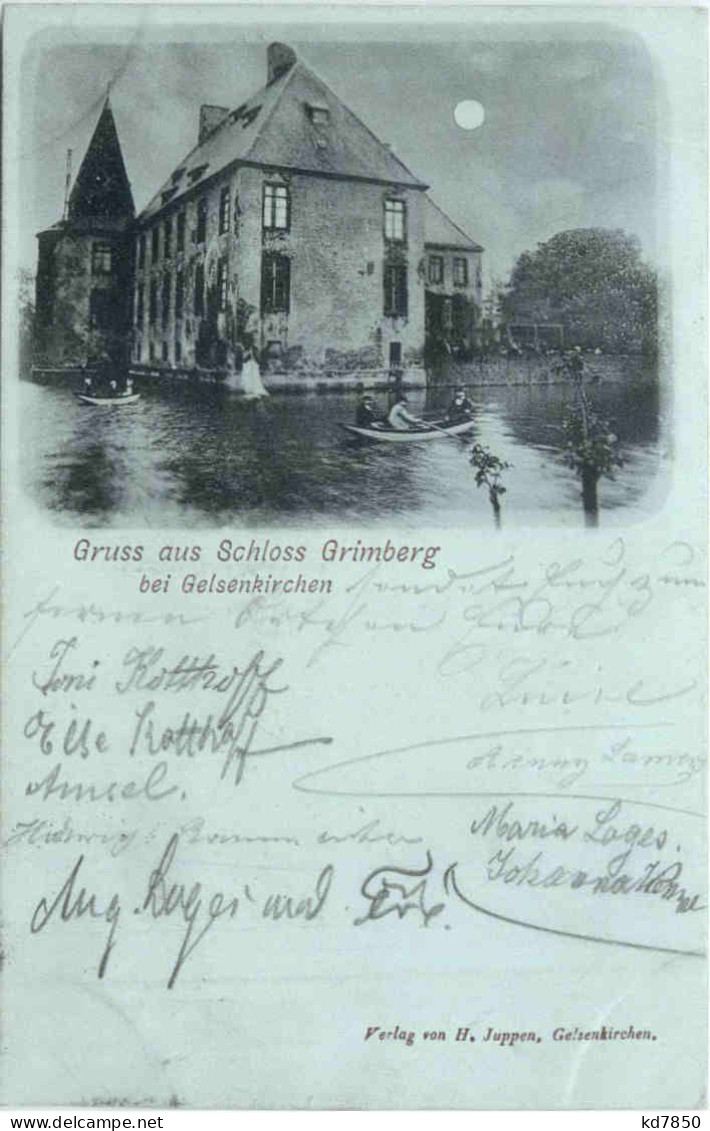 Gruss Aus Schloss Grimberg Bei Gelsenkirchen - Gelsenkirchen