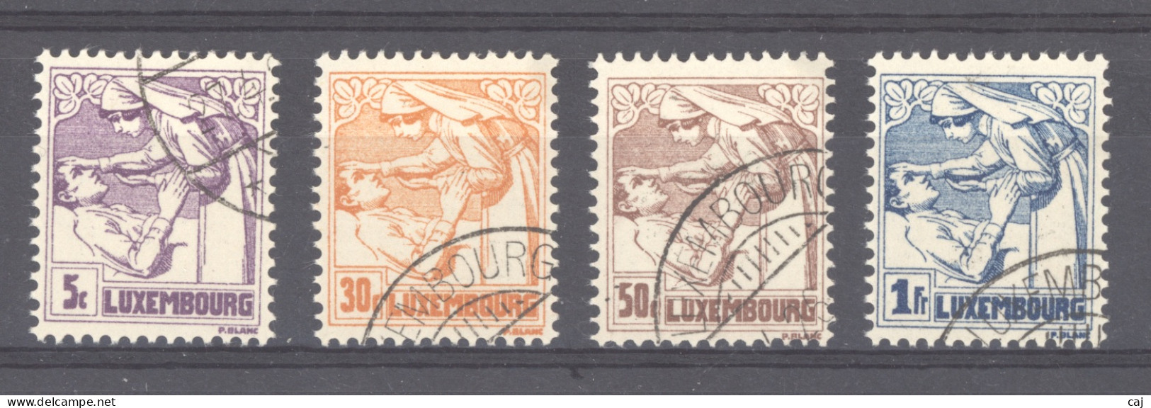 Luxembourg  :  Mi  157-60  (o) - Used Stamps