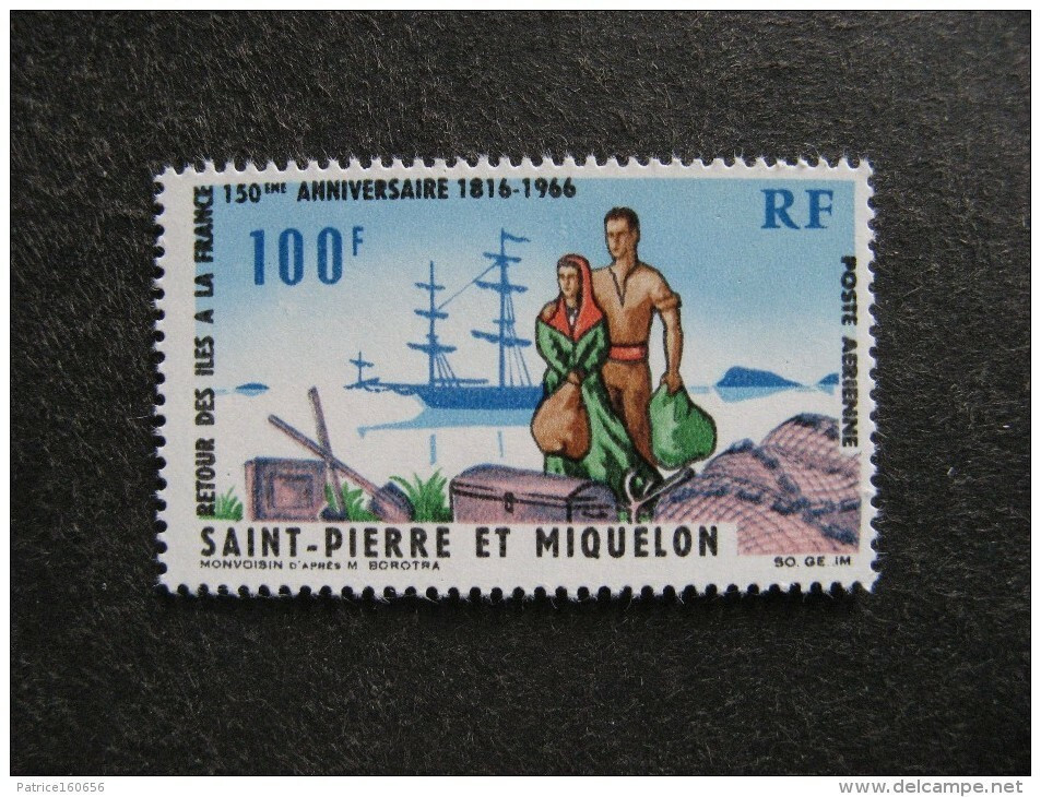 Saint Pierre Et Miquelon: TB PA N°36, Neuf XX. - Unused Stamps