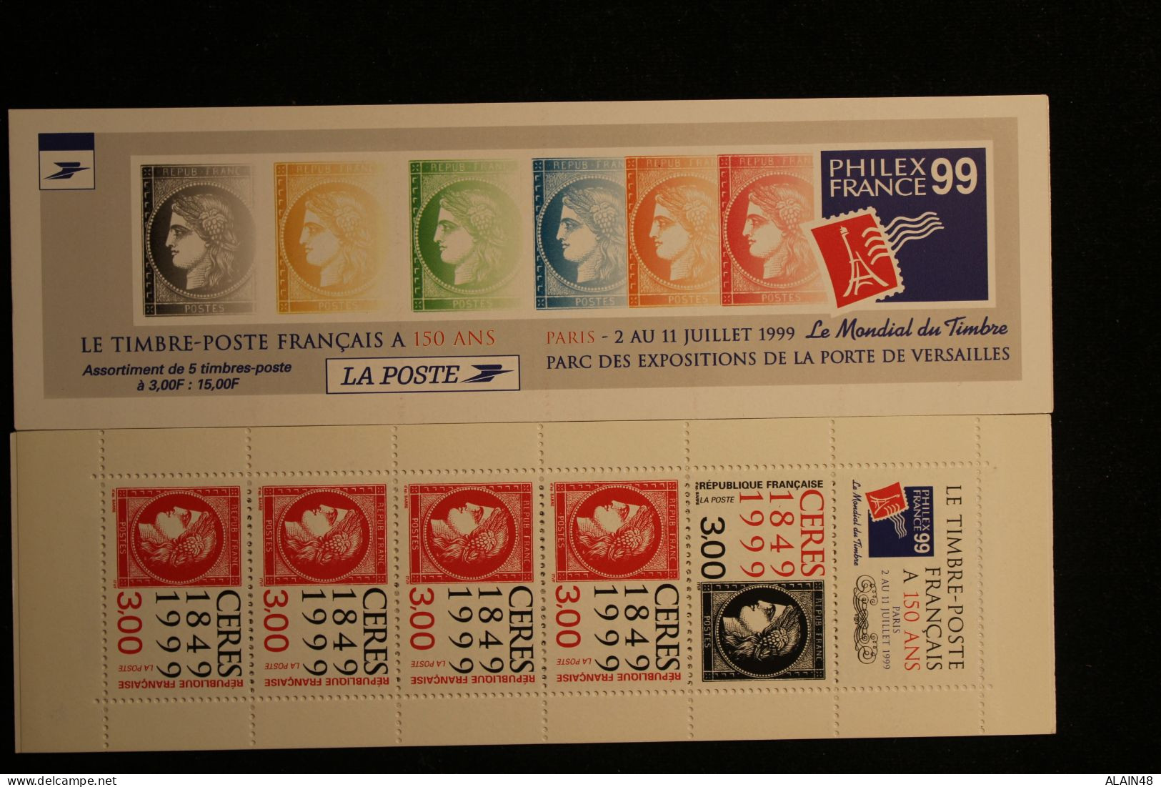 FRANCE 1999 CARNET BC3213 CERES PHILEXFRANCE 99 NEUFS** NON PLIES TB - Commémoratifs