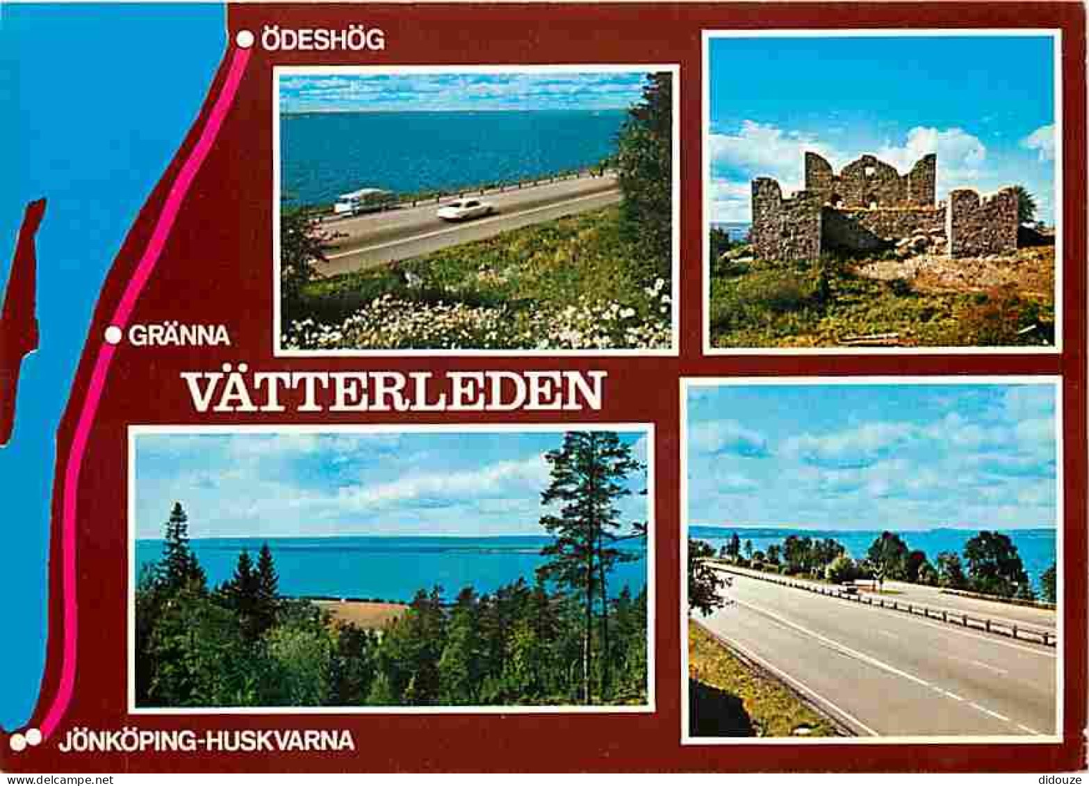 Suède - Vatterleden - Multivues - CPM - Voir Scans Recto-Verso - Zweden