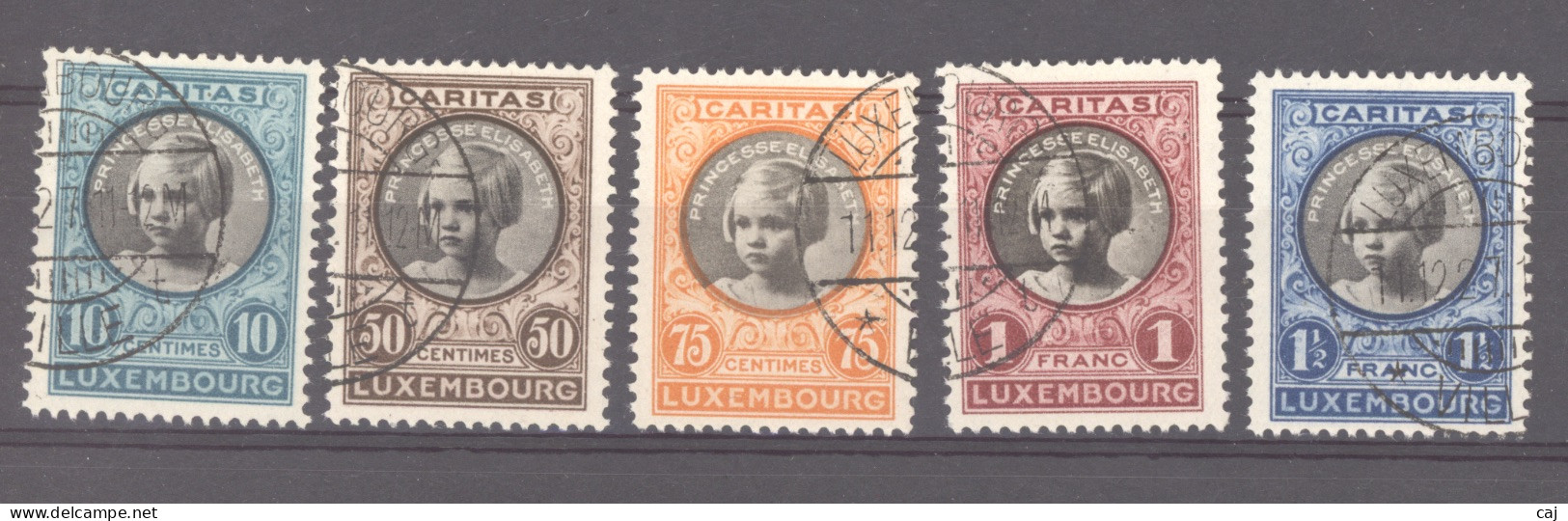 Luxembourg  :  Mi  192-96  (o) - Used Stamps
