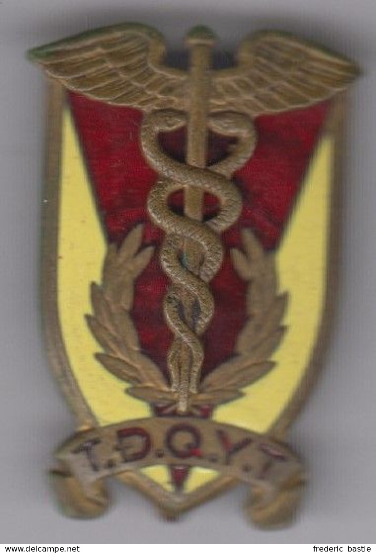 Corps Infirmiers Militaires Vietnamiens - Insigne émaillé  Drago Romainville - Services Médicaux