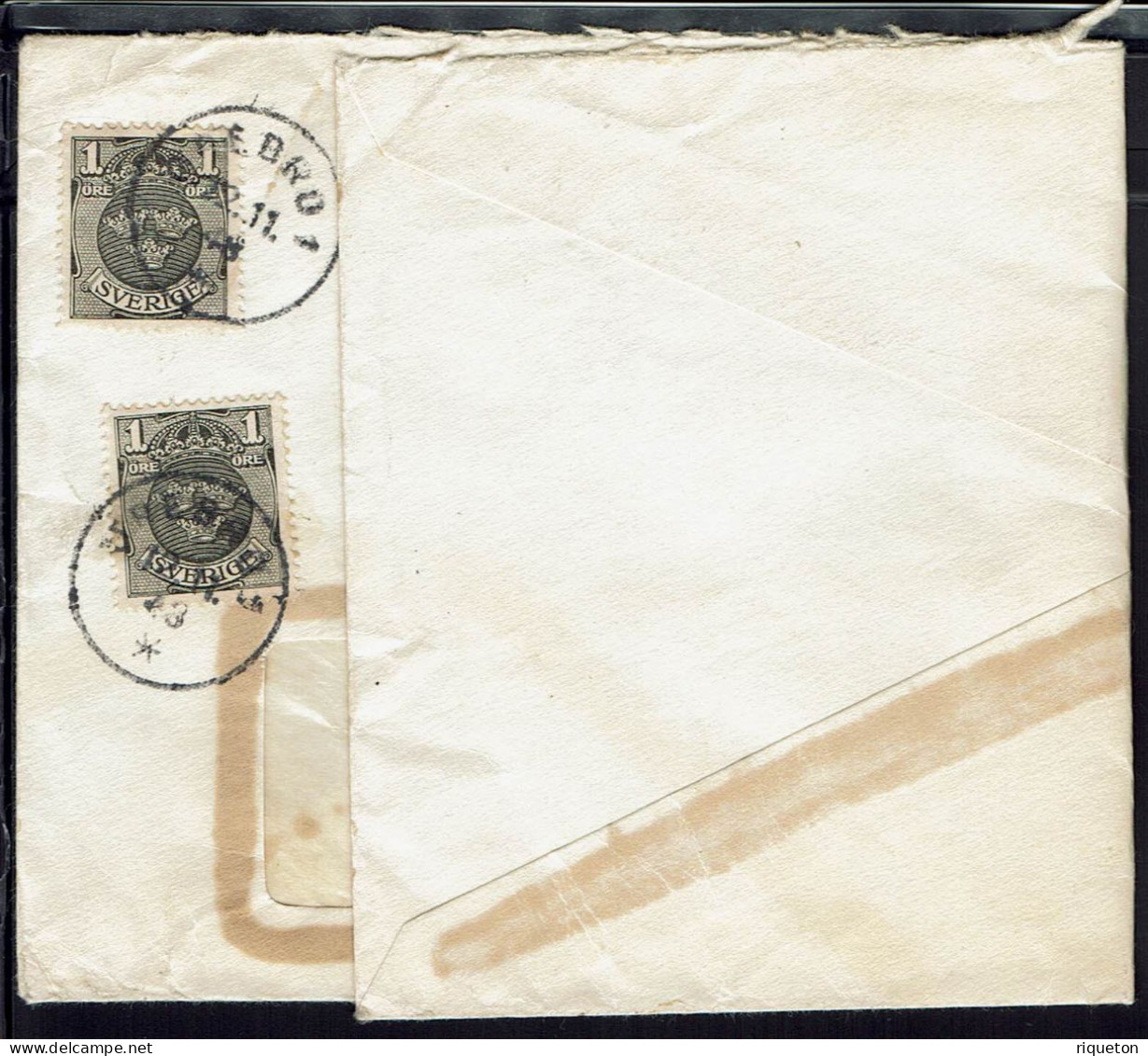 Affranchissement Multiple Sur Enveloppe à Fenêtre  A.B  Svensk  Fotokonst  Orebro. Cachets Orebro 1 Du 12-11-1948. - Covers & Documents