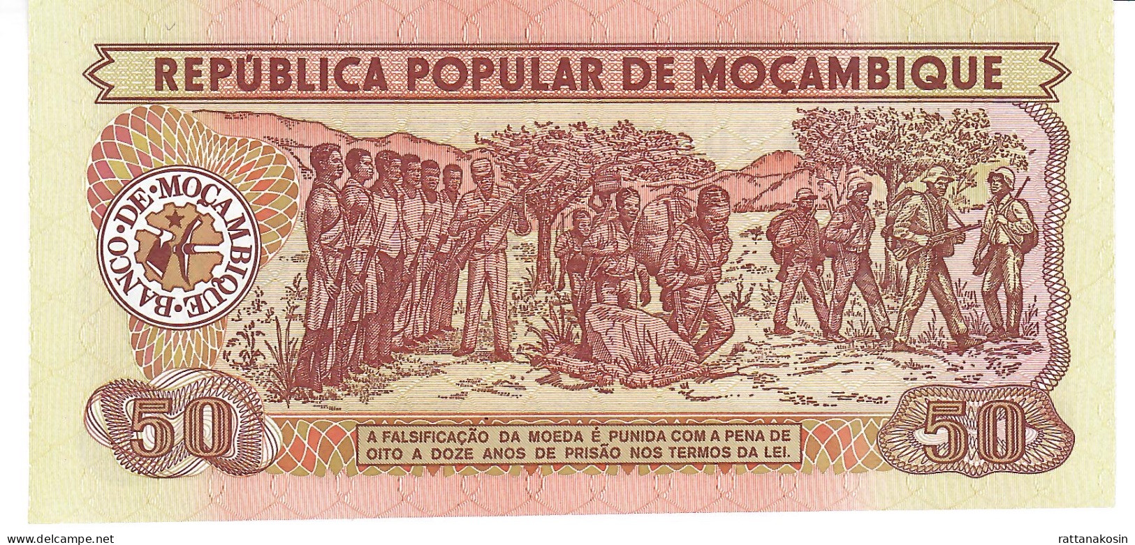MOZAMBIQUE P129a 50 METICAIS 1983 UNC. - Mozambique