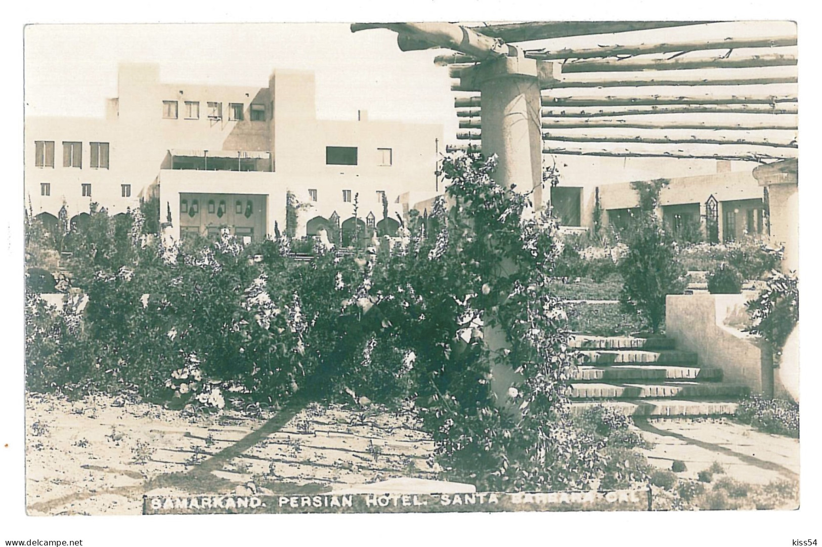 U 10 - 10037 SAMARKAND, Persian Hotel Santa Barbara, Uzbekistan - Old Postcard - Used - Oezbekistan
