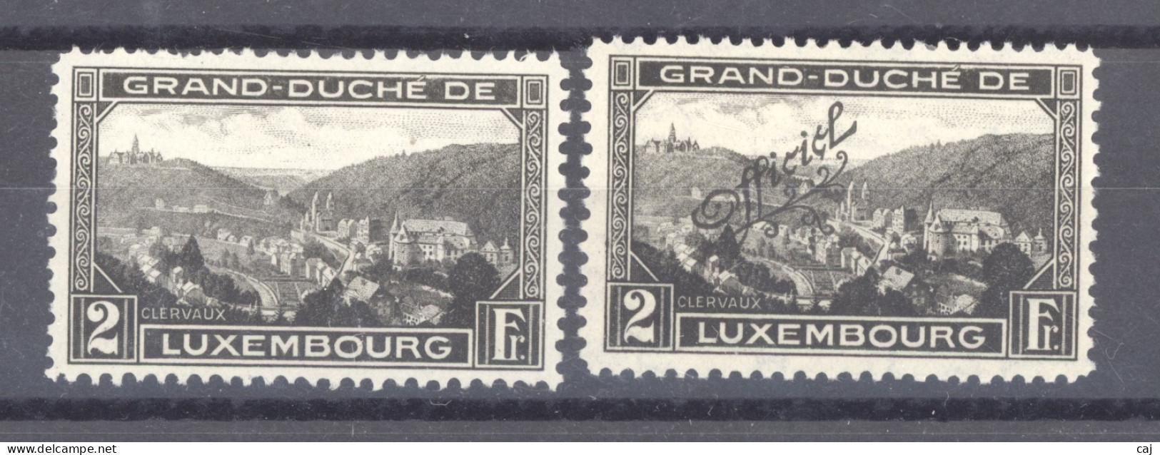 Luxembourg  :  Mi  207A + S 167  *  Dentelé 11 1/2 - Unused Stamps