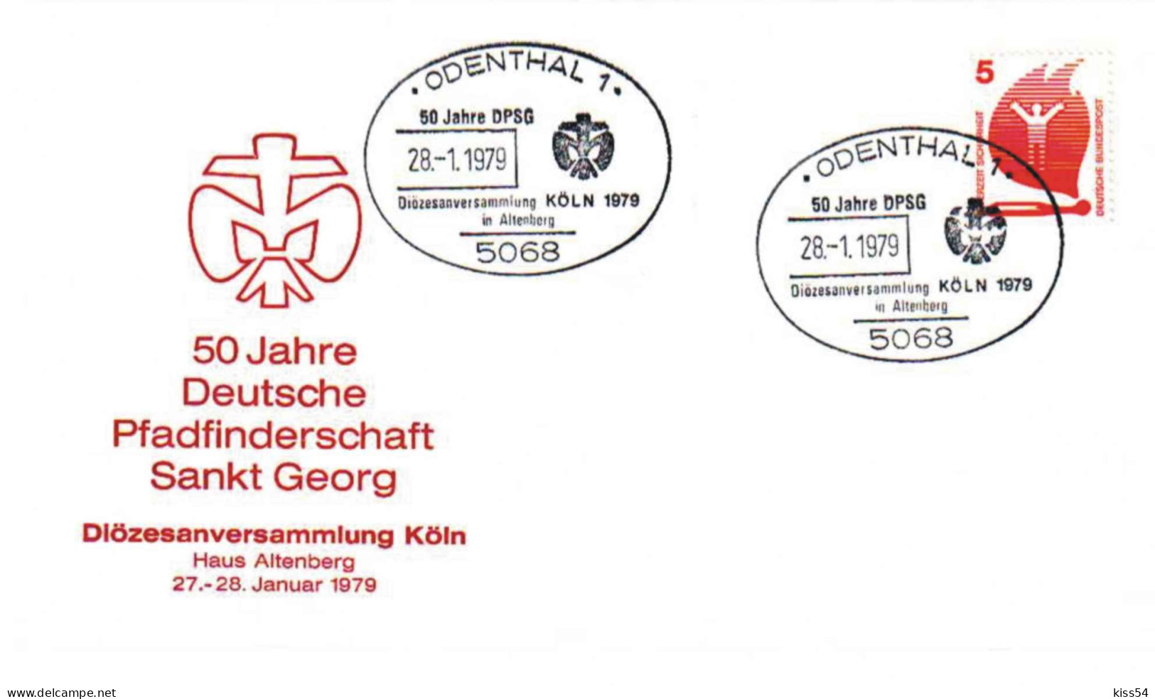 SC 26 - 145 Scout GERMANY - Cover - Used - 1979 - Lettres & Documents