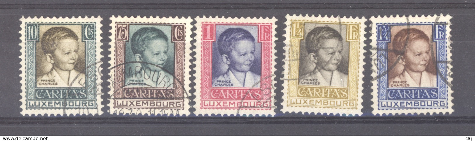 Luxembourg  :  Mi  227-31  (o) - Used Stamps