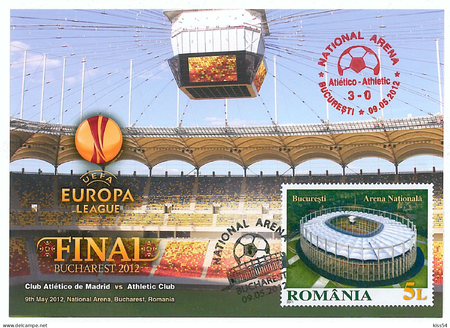 MAX 29 - 1016-a FOOTBALL, Romania - Maximum Card - 2012 - Autres & Non Classés