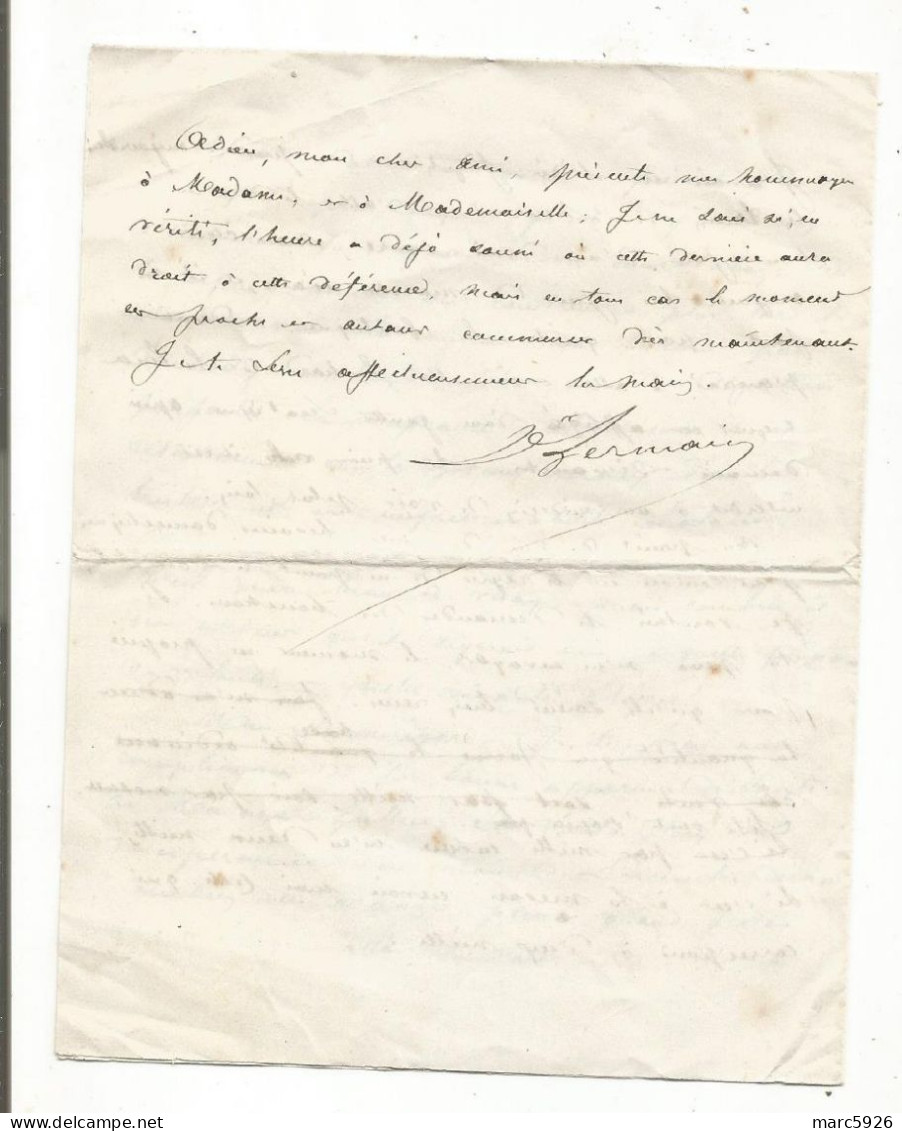 N°1727 ANCIENNE LETTRE A DECHIFFRER DATE 1868 - Historische Dokumente