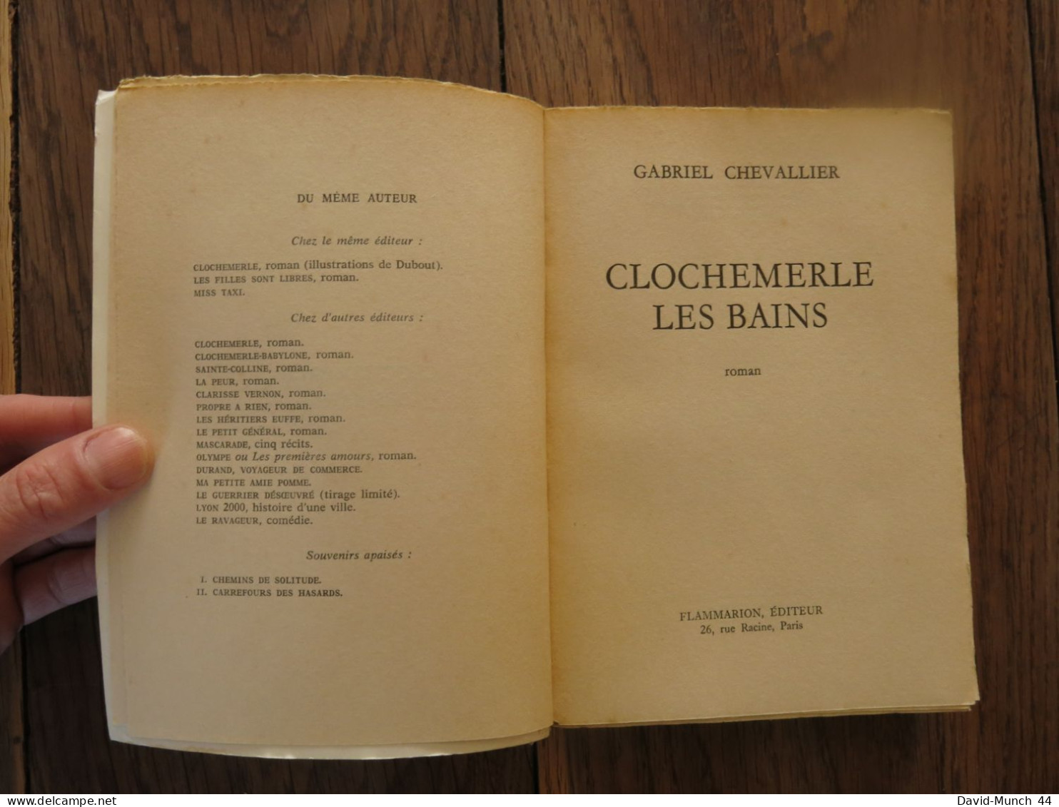 Clochemerle-les-bains De Gabriel Chevallier. Flammarion. 1963 - Other & Unclassified