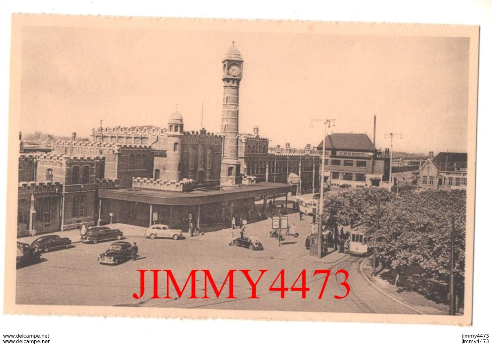 CPA - GAND - Gare Saint Pierre ( Place Bien Animée ) GENT Saint Pietersstatle ( Flandre Orientale ) Edit. Ern. Thill - Gent